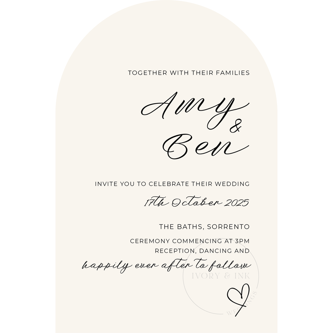 AMY Invitation Suite