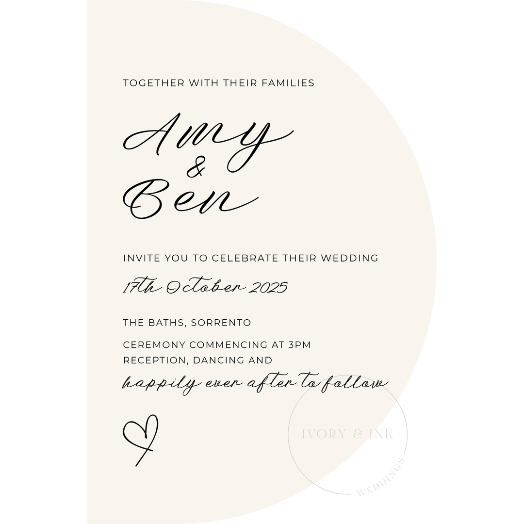 AMY Invitation Suite