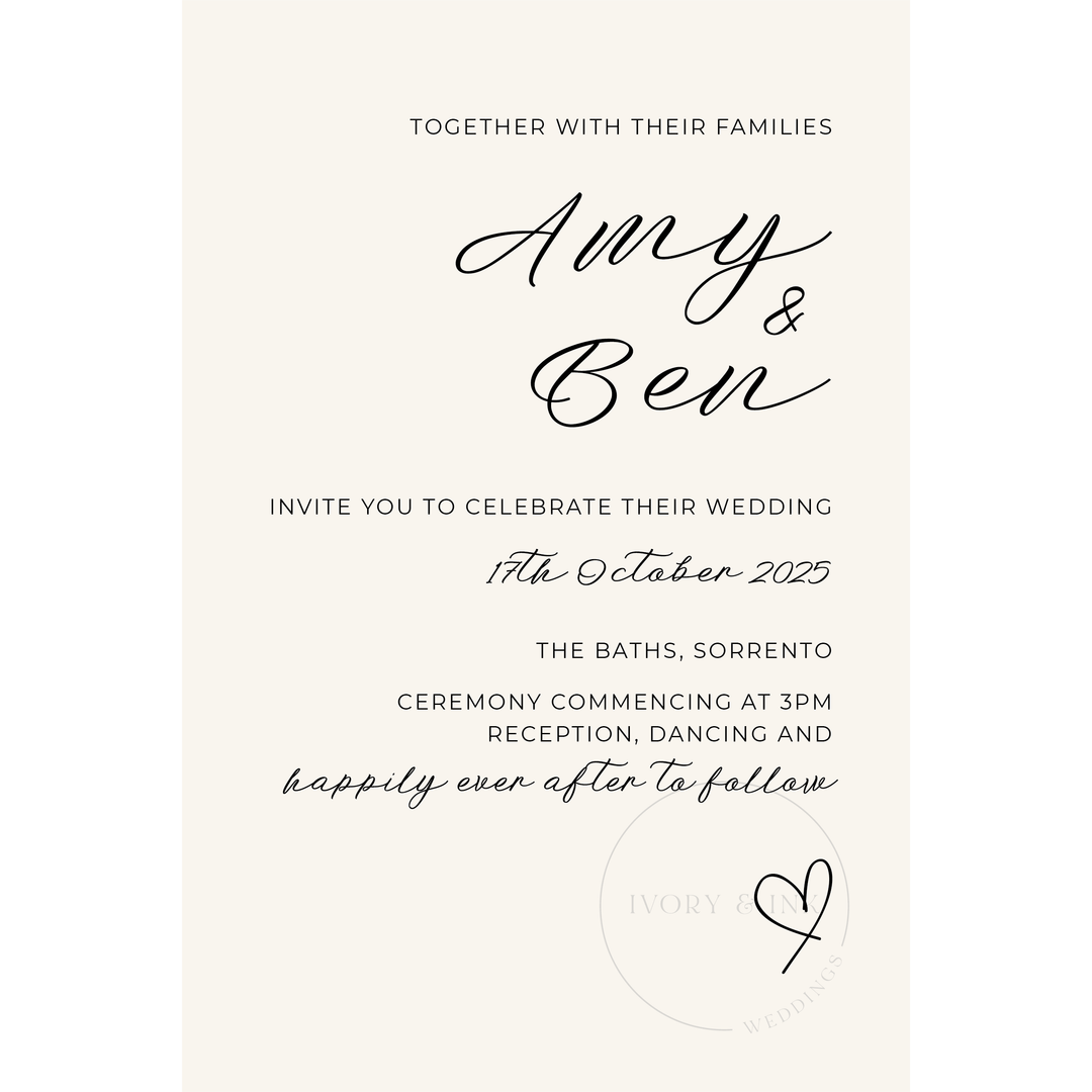 AMY Invitation Suite