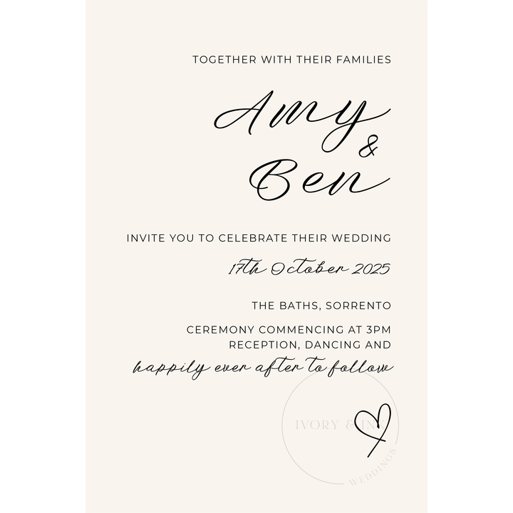 AMY Invitation Suite