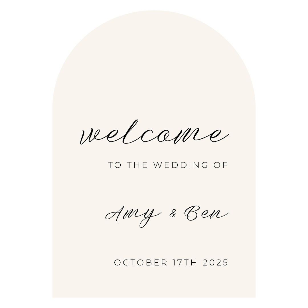 AMY Welcome Sign