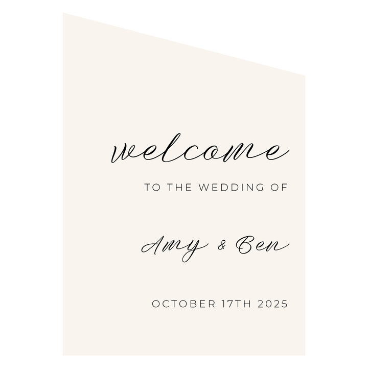 AMY Welcome Sign