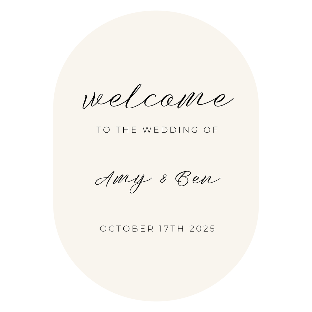 AMY Welcome Sign