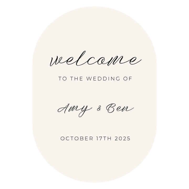 AMY Welcome Sign