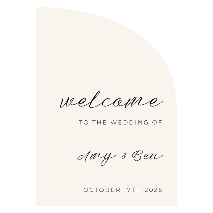 AMY Welcome Sign