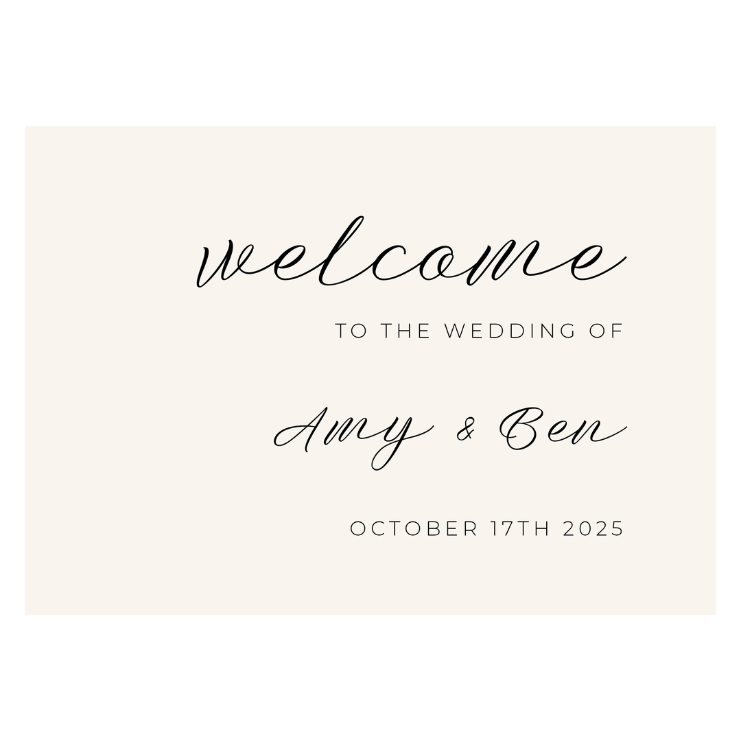 AMY Welcome Sign