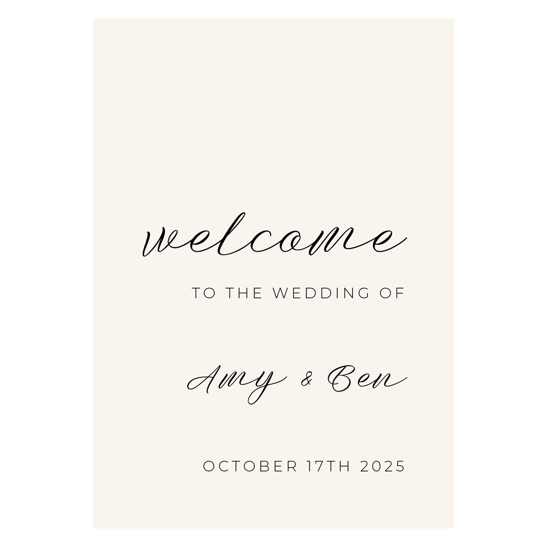 AMY Welcome Sign