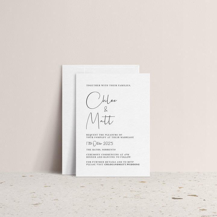 CHLOE Invitation Suite