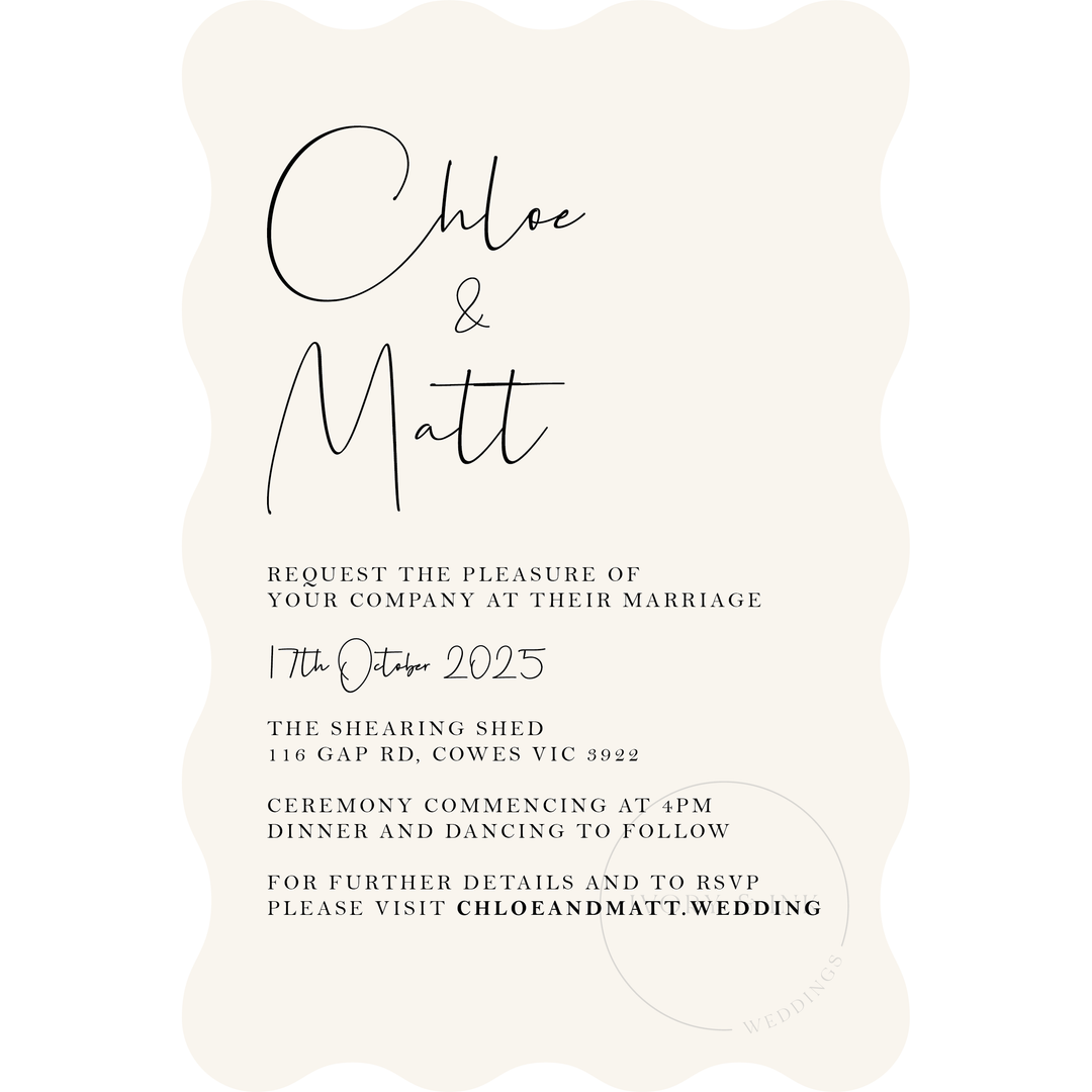 CHLOE Invitation Suite