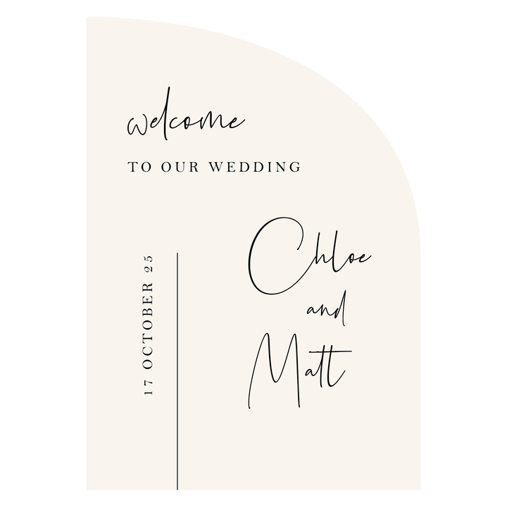 CHLOE Welcome Sign