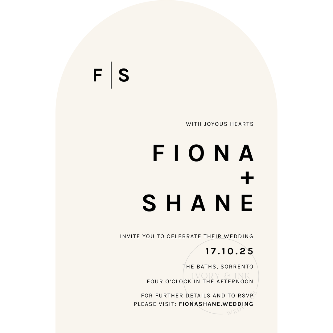 FIONA Invitation Suite