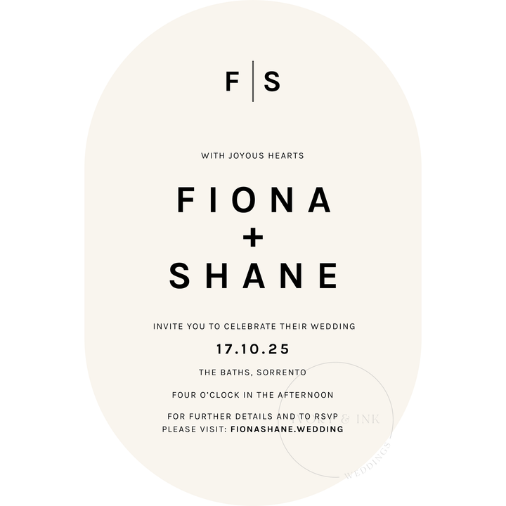 FIONA Invitation Suite