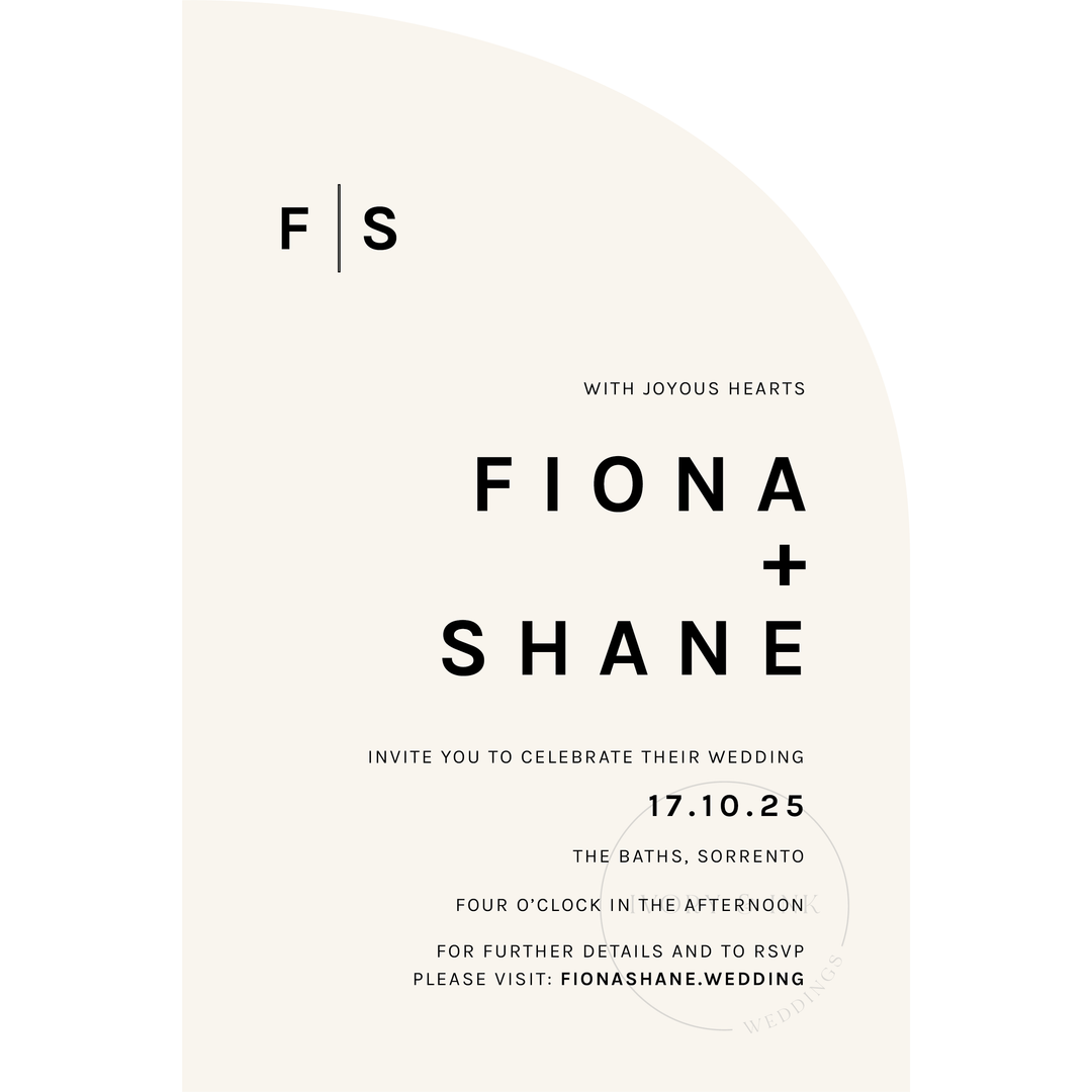 FIONA Invitation Suite