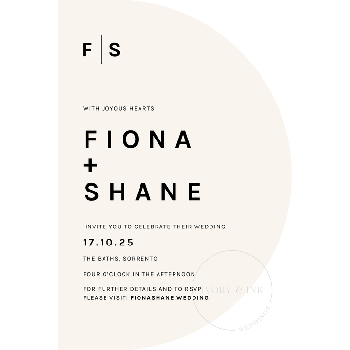 FIONA Invitation Suite