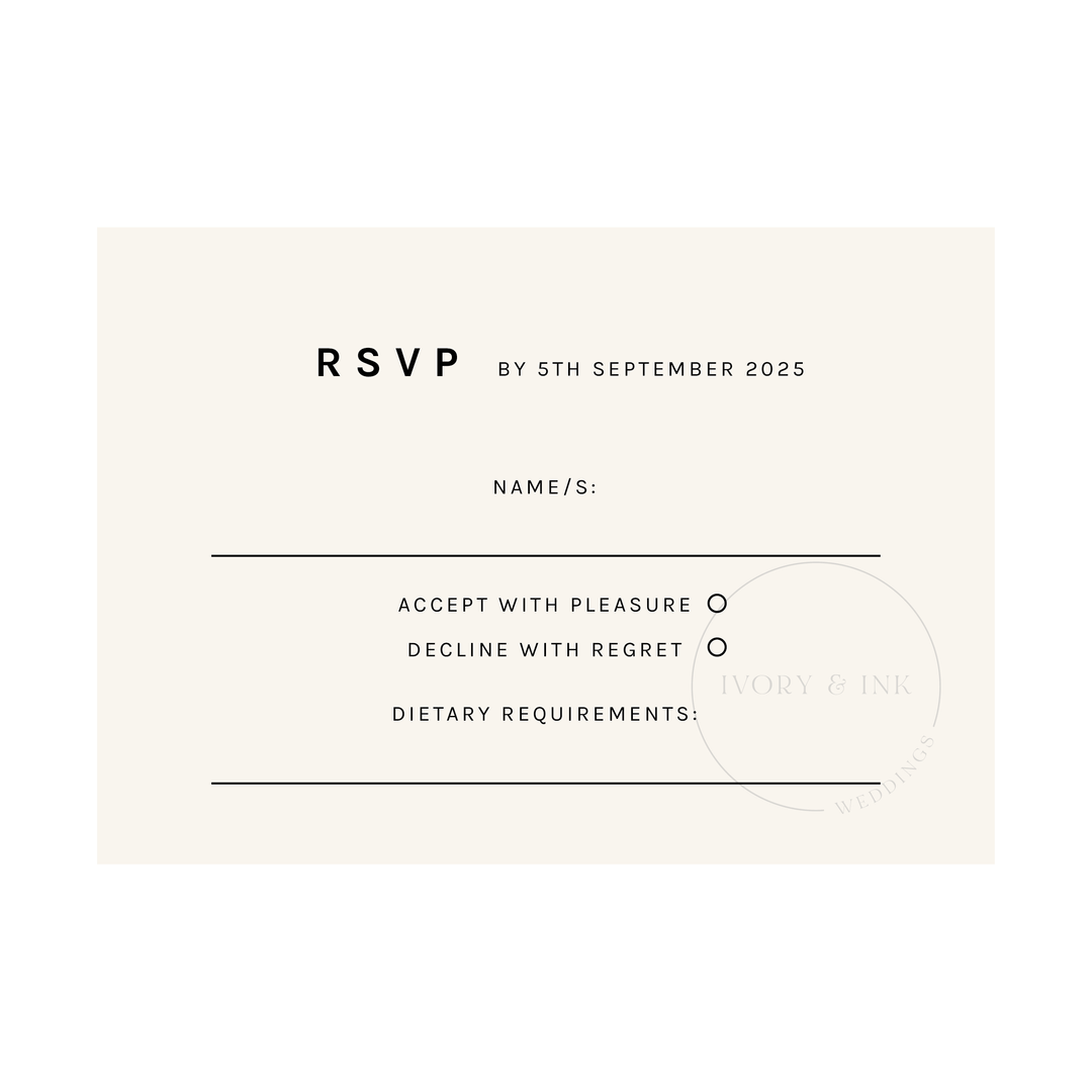 FIONA Invitation Suite