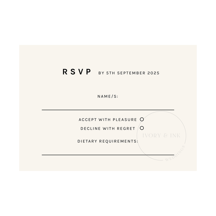 FIONA Invitation Suite