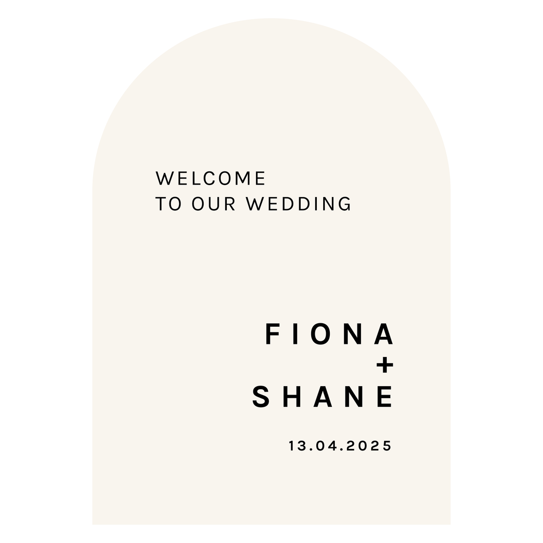 FIONA Welcome Sign