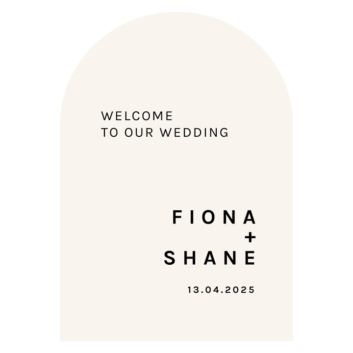 FIONA Welcome Sign