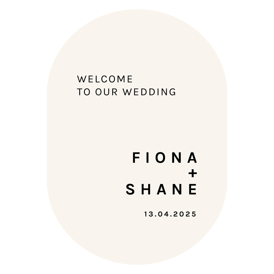 FIONA Welcome Sign