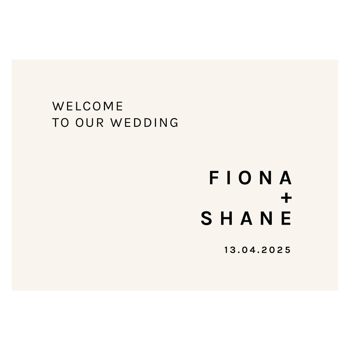 FIONA Welcome Sign