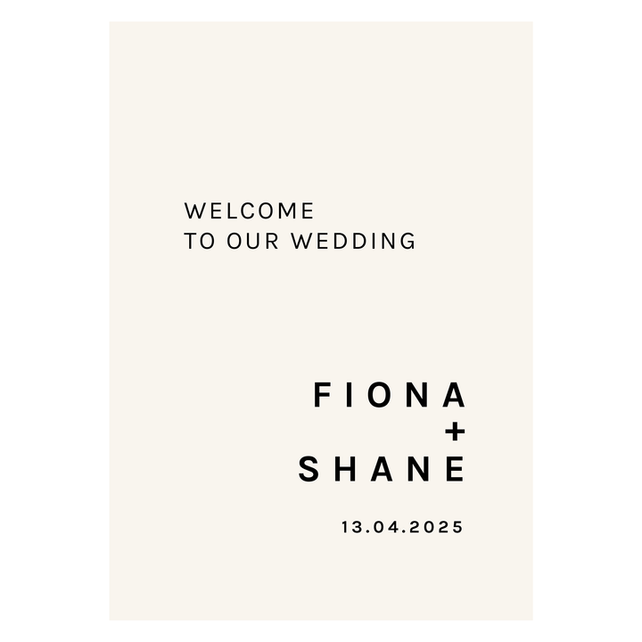 FIONA Welcome Sign