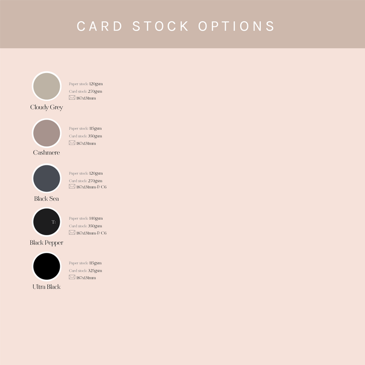 Card-Stock Samples