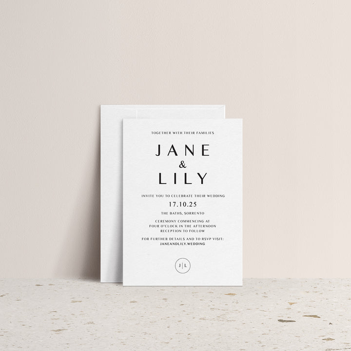 JANE Invitation Suite