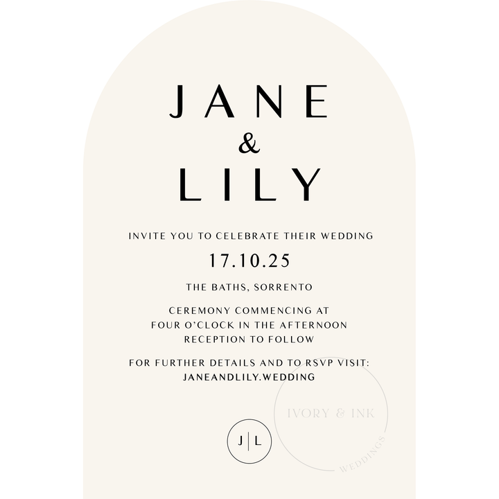 JANE Invitation Suite