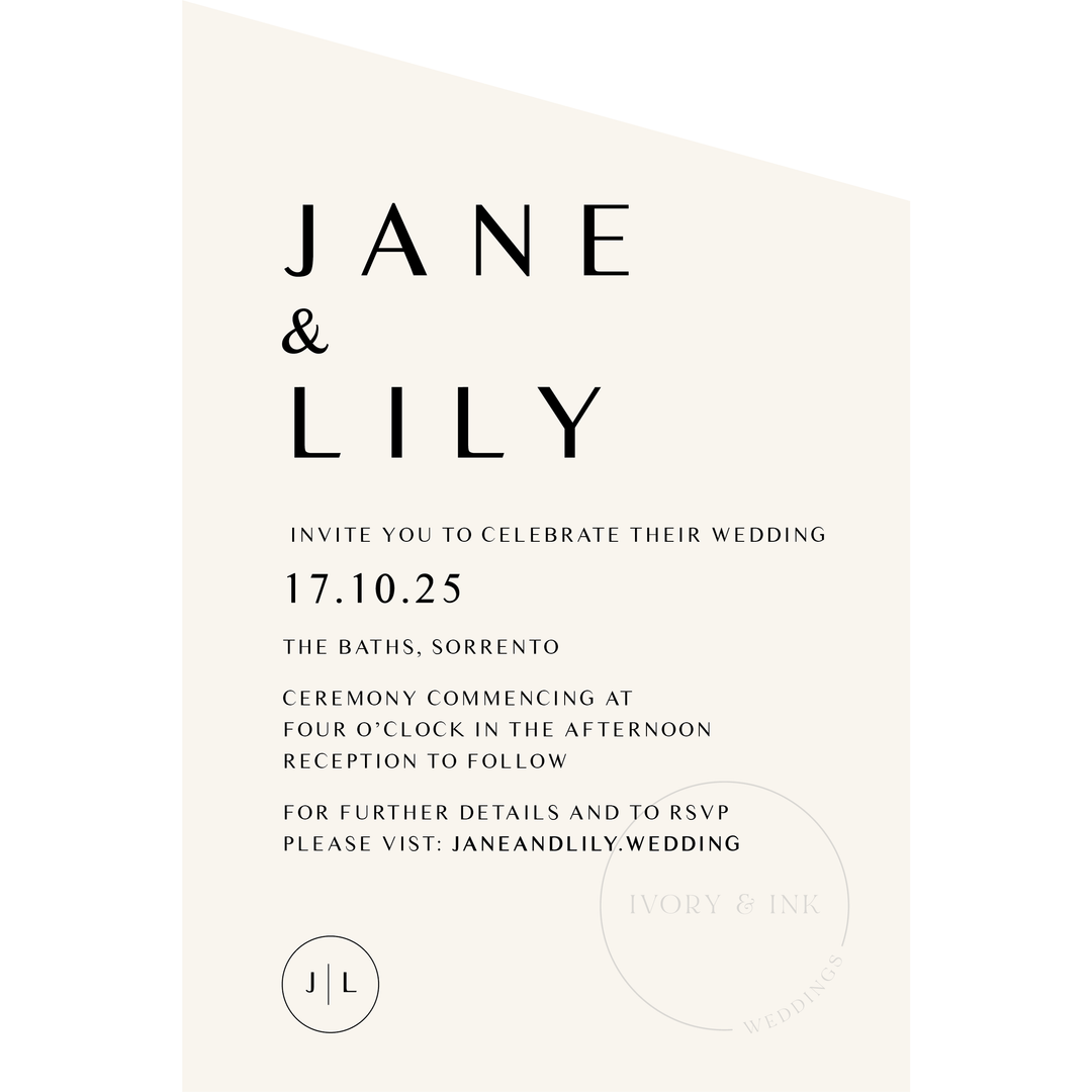 JANE Invitation Suite