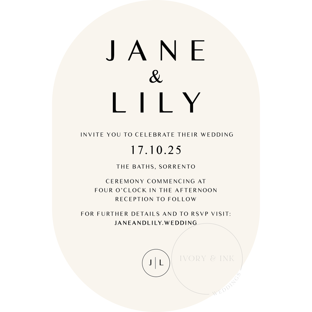 JANE Invitation Suite