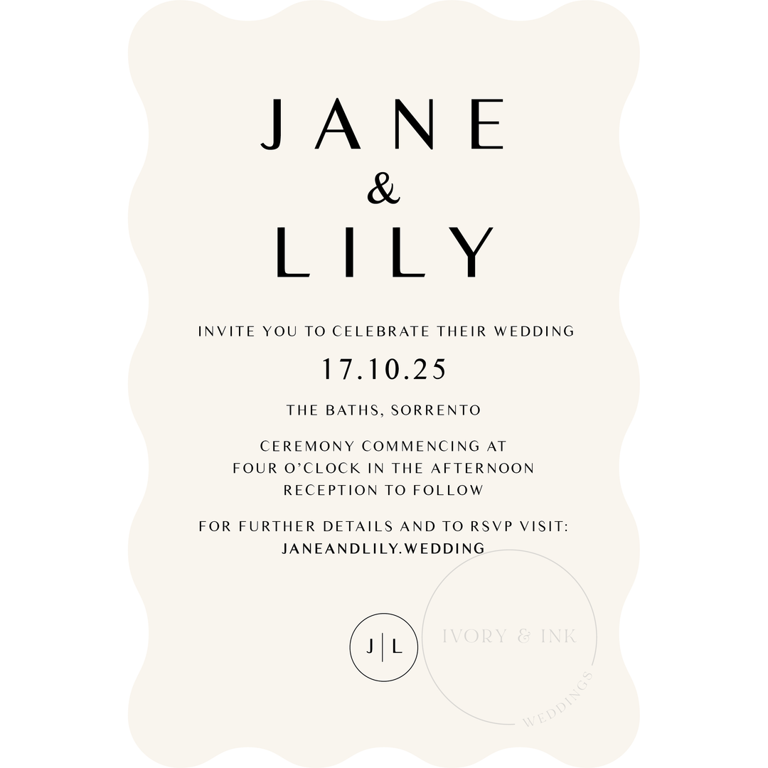 JANE Invitation Suite