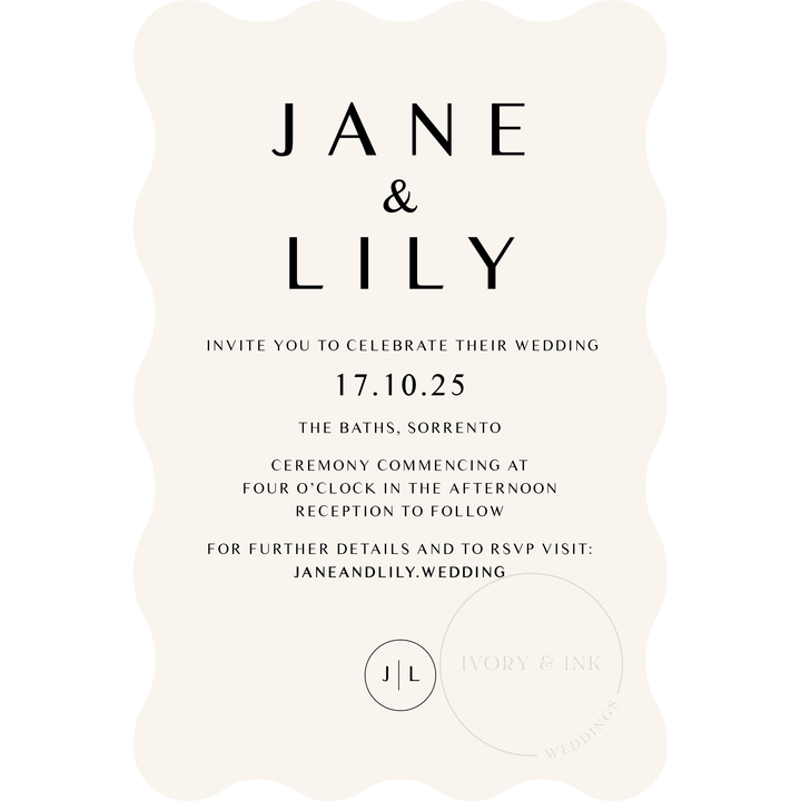 JANE Invitation Suite