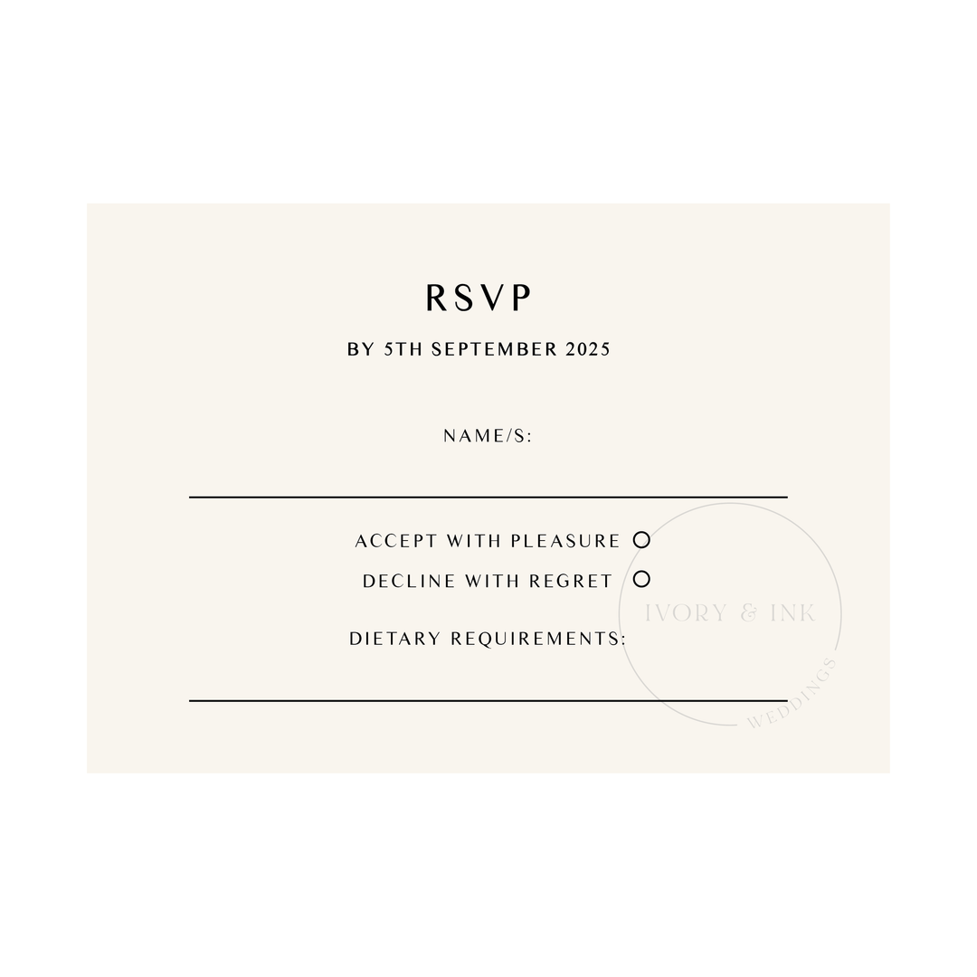 JANE Invitation Suite