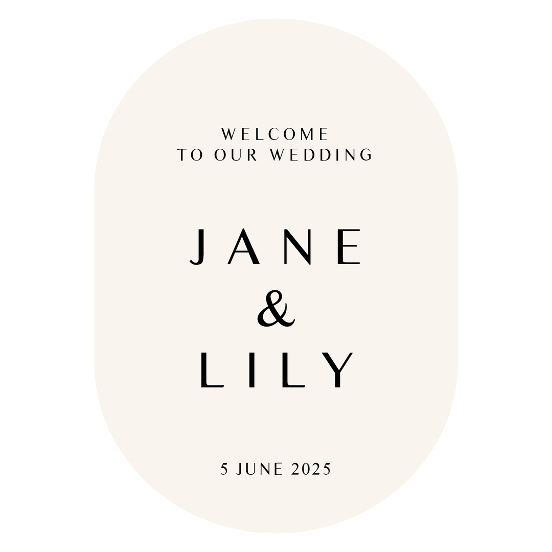 JANE Welcome Sign