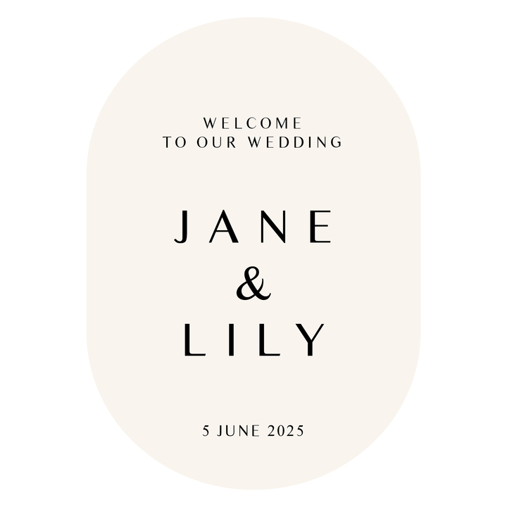 JANE Welcome Sign