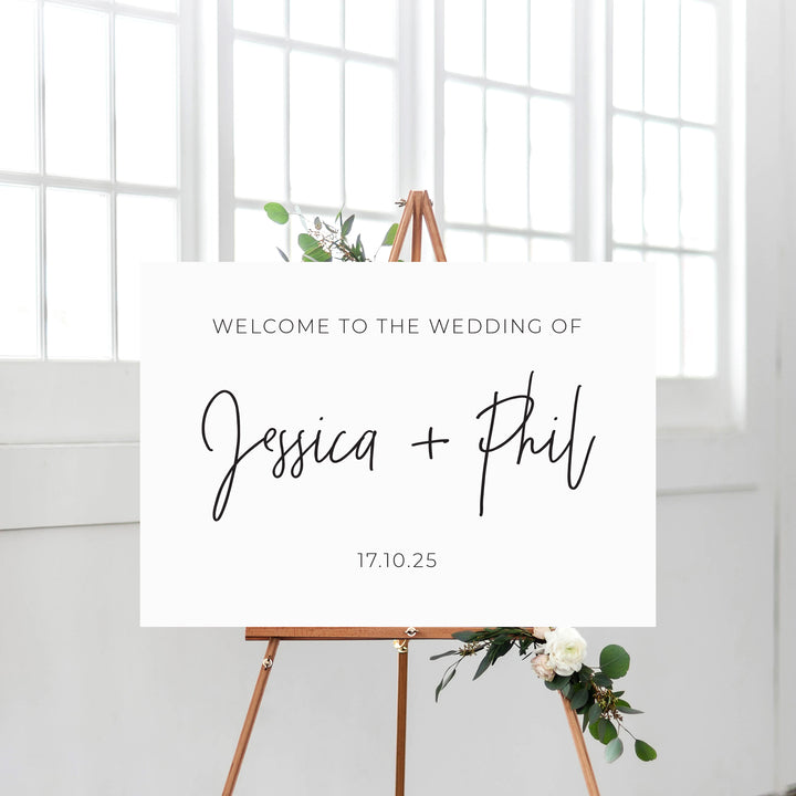 JESSICA Welcome Sign