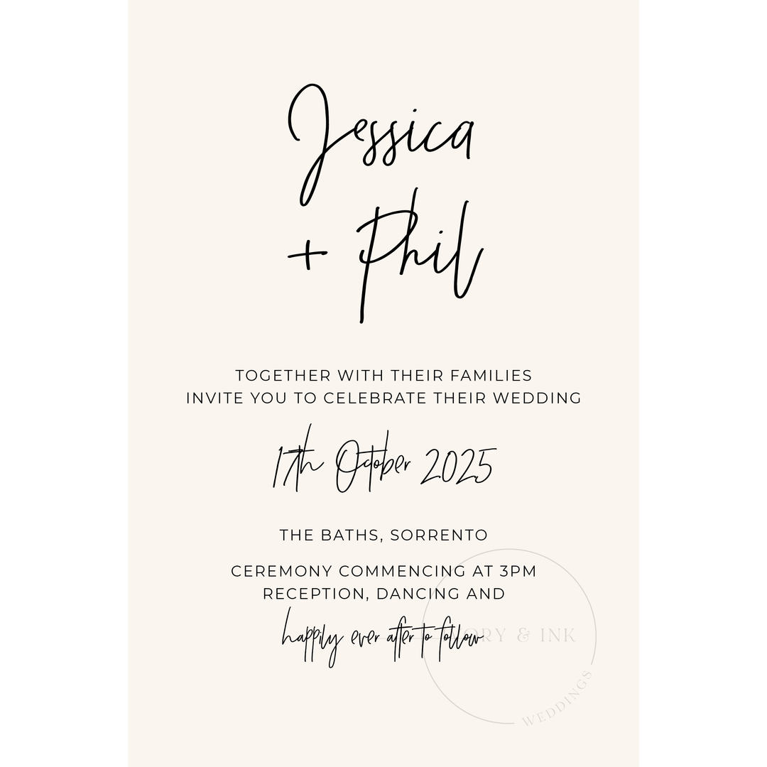 JESSICA Invitation Suite