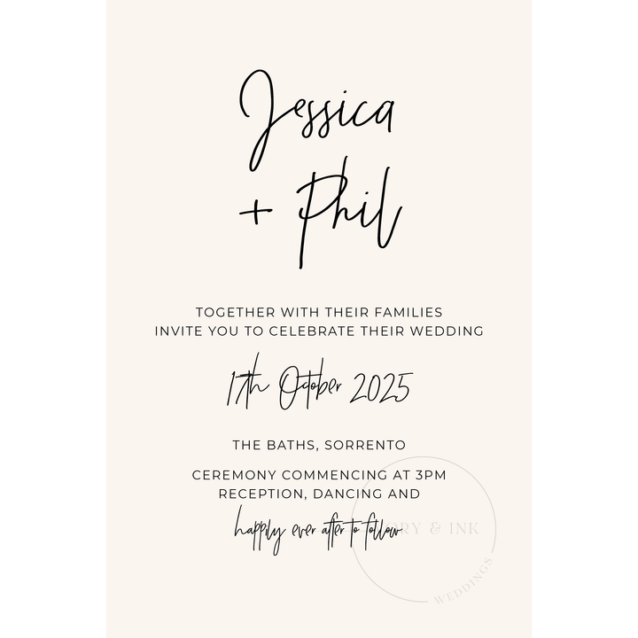 JESSICA Invitation Suite