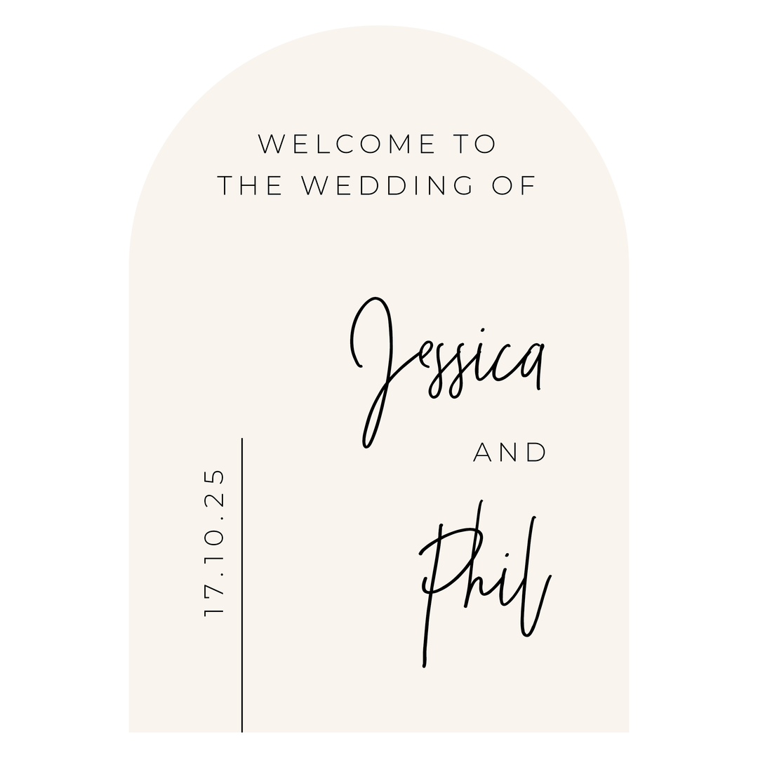 JESSICA Welcome Sign