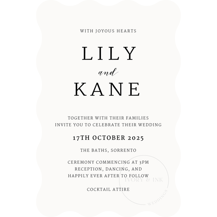 LILY Invitation Suite