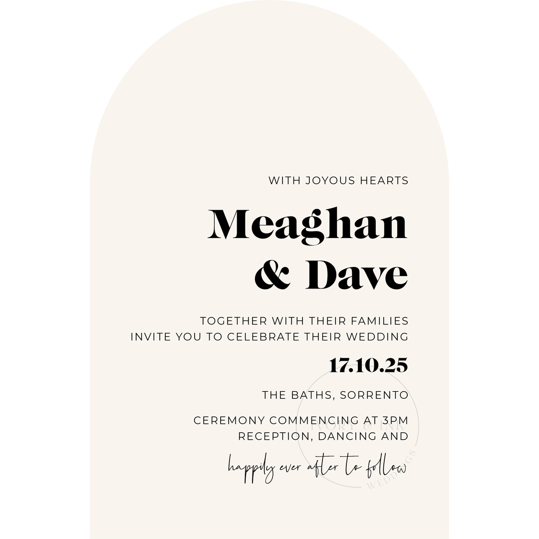 MEAGHAN Invitation Suite