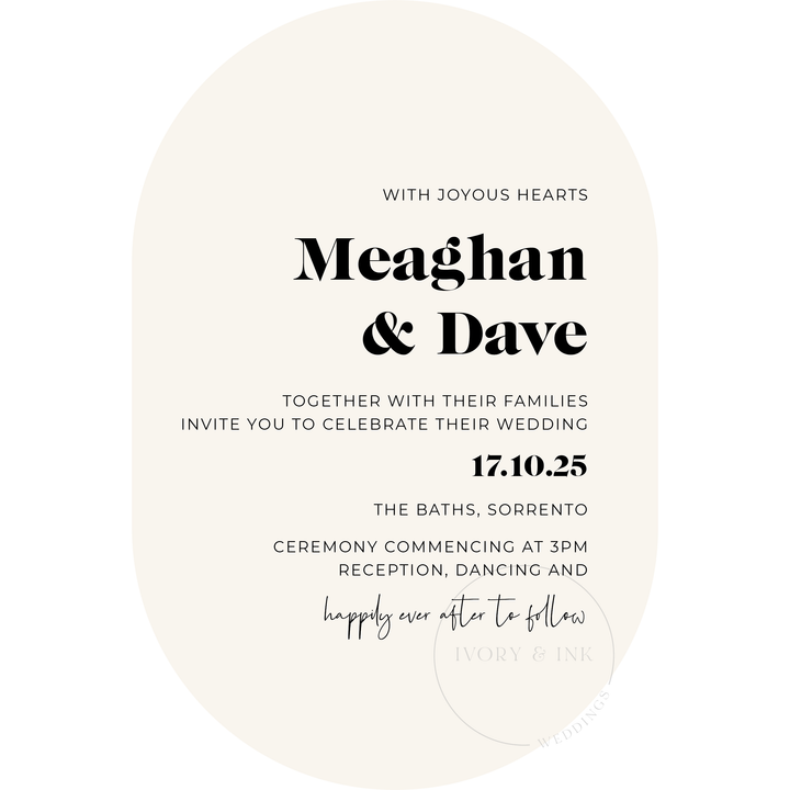 MEAGHAN Invitation Suite