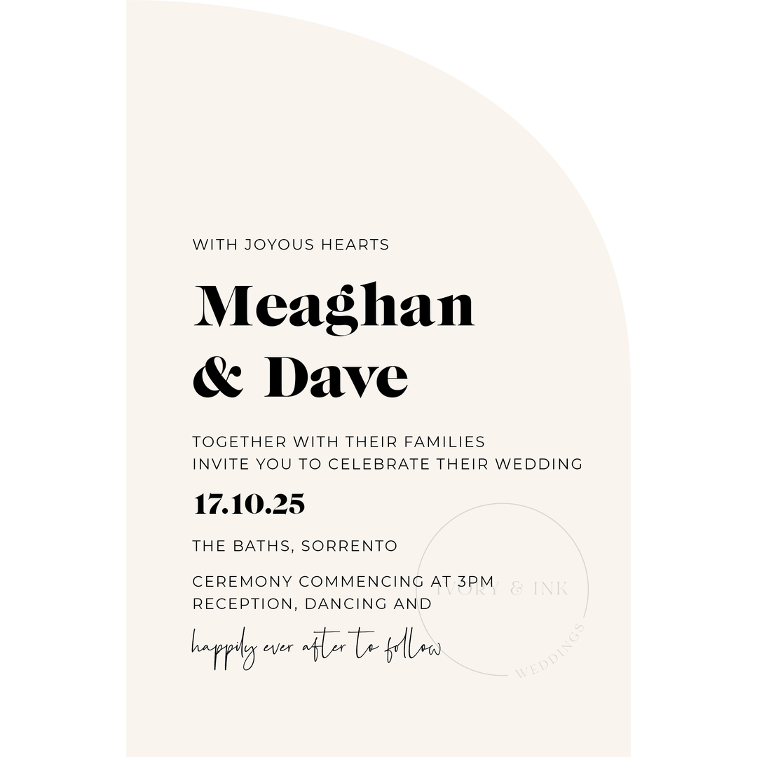 MEAGHAN Invitation Suite