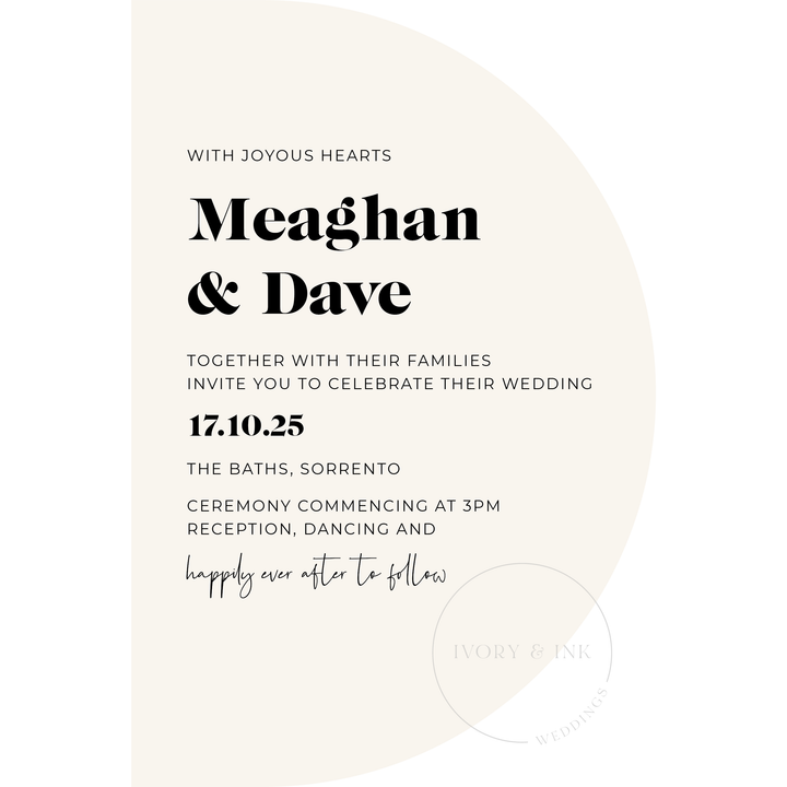 MEAGHAN Invitation Suite