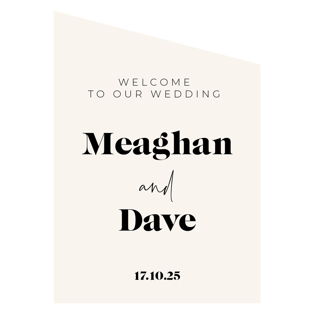 MEAGHAN Welcome Sign