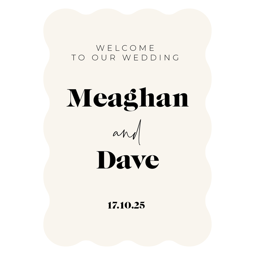 MEAGHAN Welcome Sign