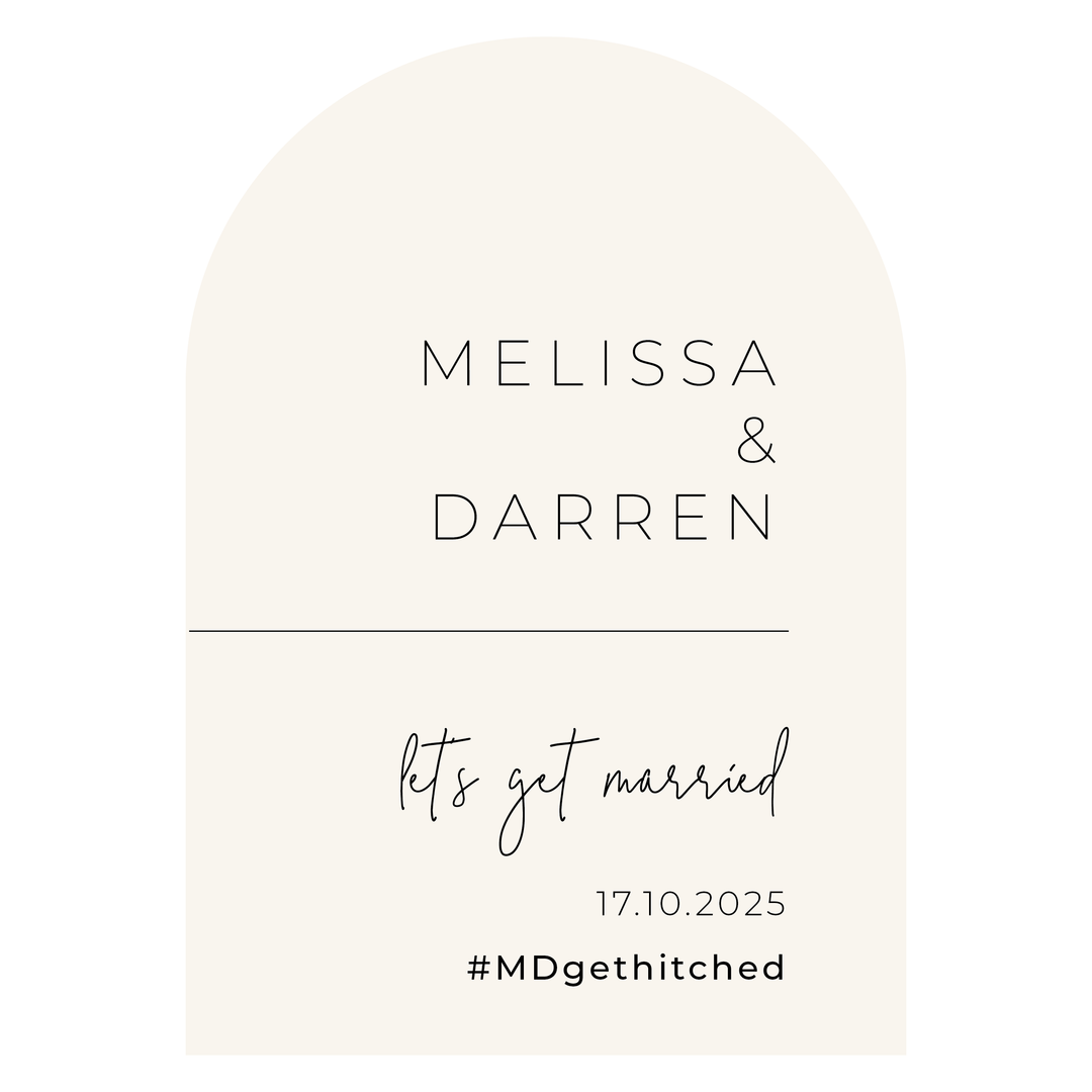 MELISSA Welcome Sign