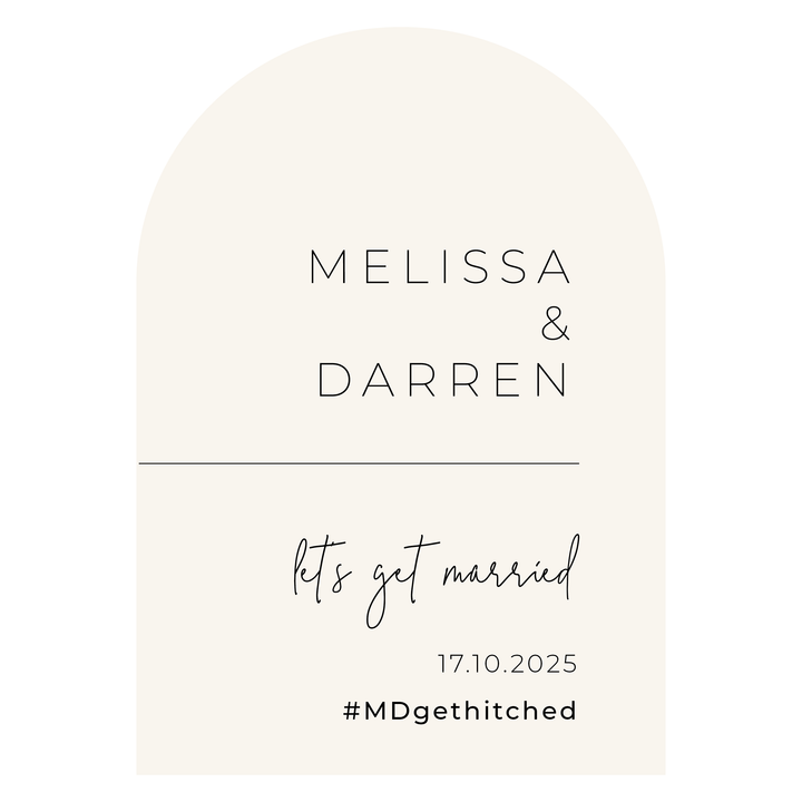 MELISSA Welcome Sign