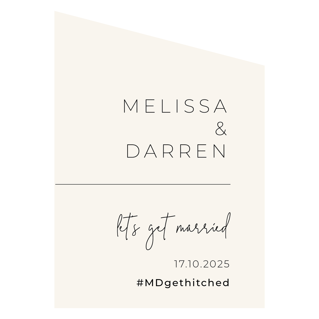 MELISSA Welcome Sign