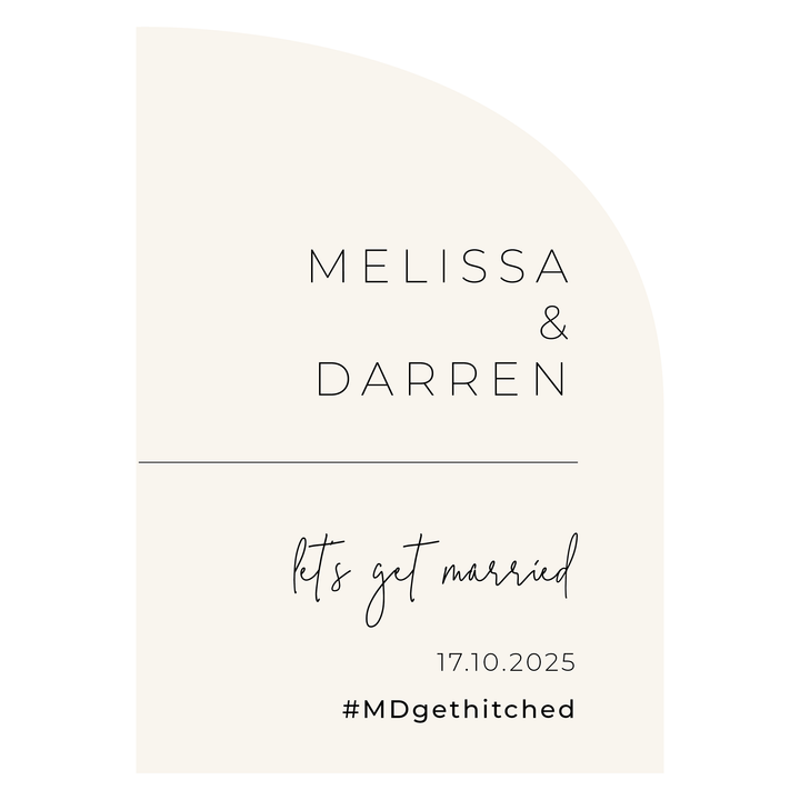 MELISSA Welcome Sign